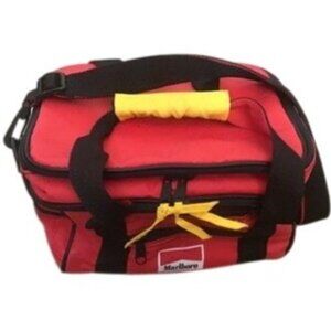Vintage 1990s Marlboro Soft Sided Insulated Travel Cooler‎ Lunch Bag NEW